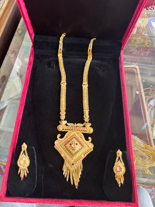 1 gm gold necklace gold beaded artificial jwellery