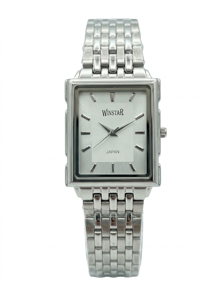 Winstar Executive Square Dial Stainless Steel Men's Watch – Model 1005G