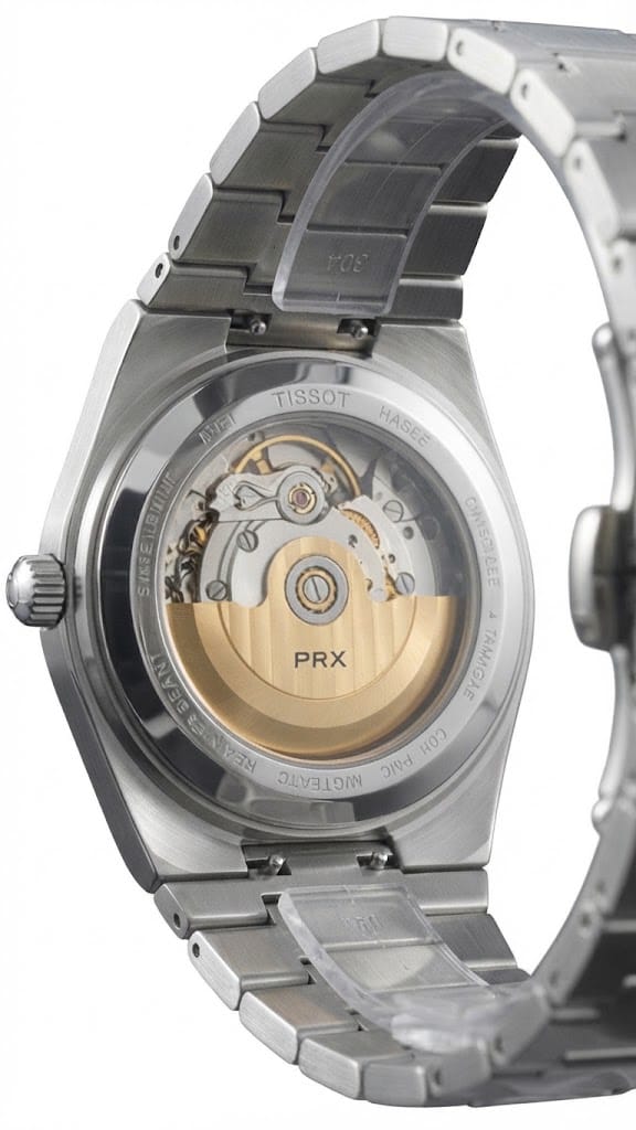 Tissot PRX Style Semi-Automatic Men’s Stainless Steel Watch – Silver