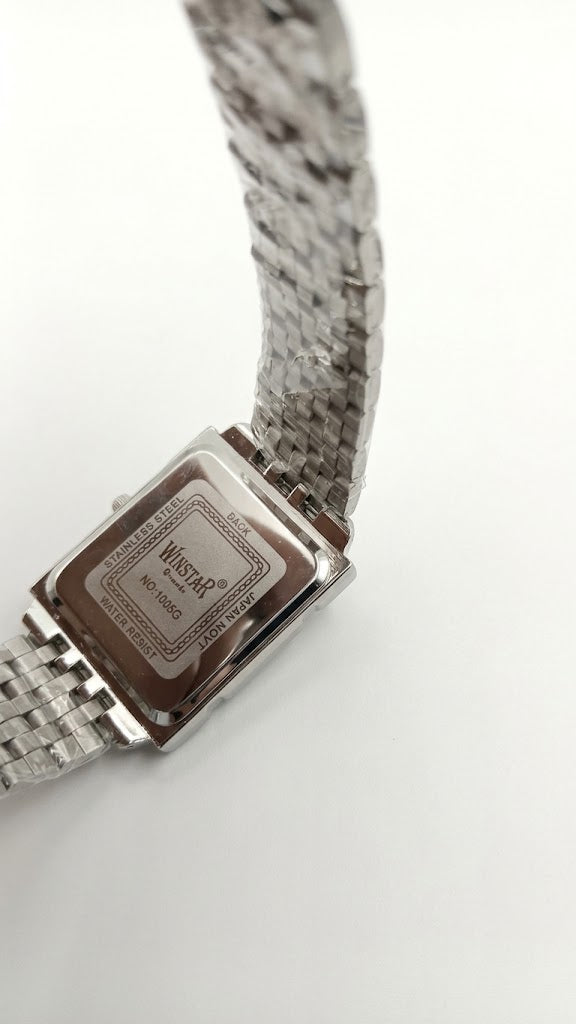 Winstar Executive Square Dial Stainless Steel Men's Watch – Model 1005G