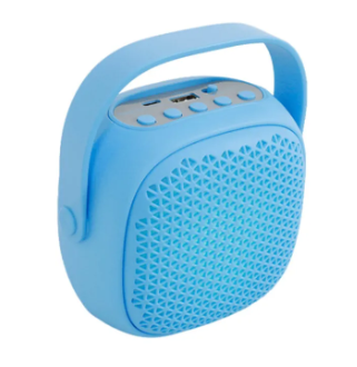 Mini Bluetooth Speaker - Portable Wireless Speaker with Handle in Blue