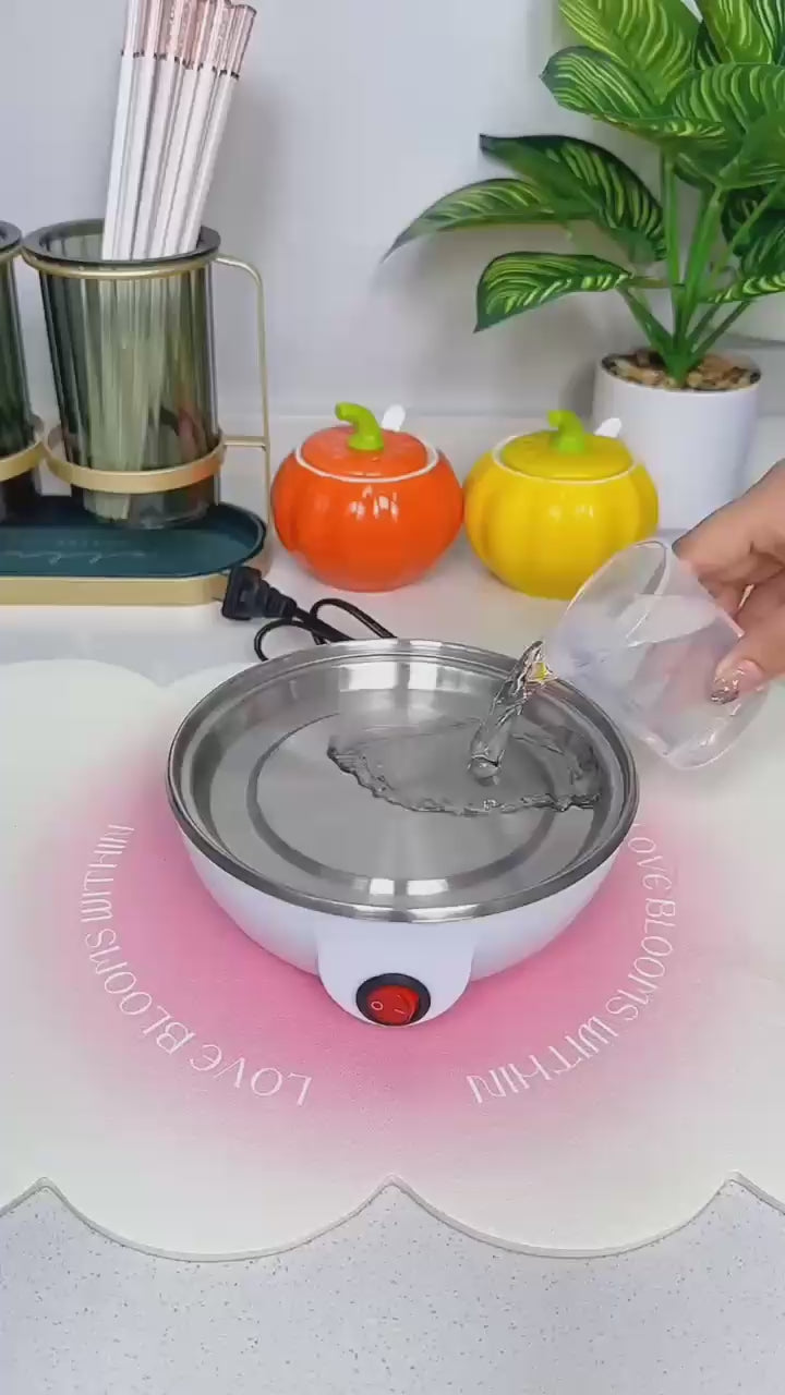 🥚 Electric Egg Poacher & Steamer Egg Automatic Egg Cooker 🍳