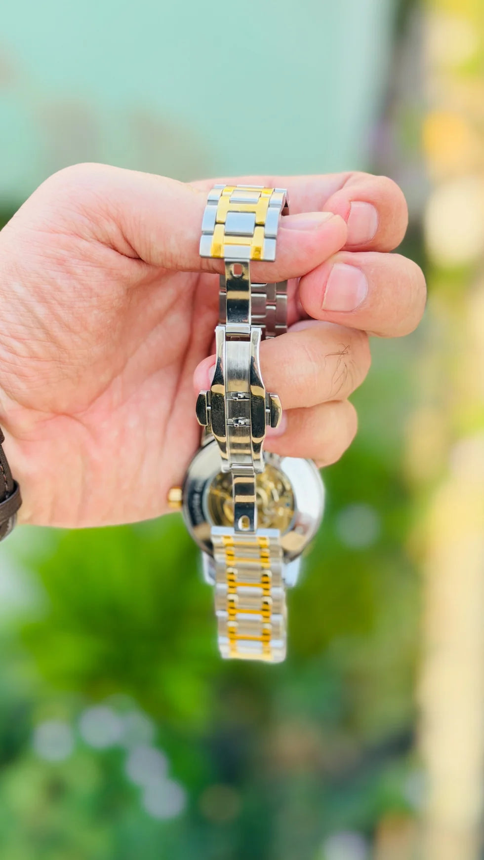 Veadons Automatic Skeleton Mechanical Water proof Watch for Men