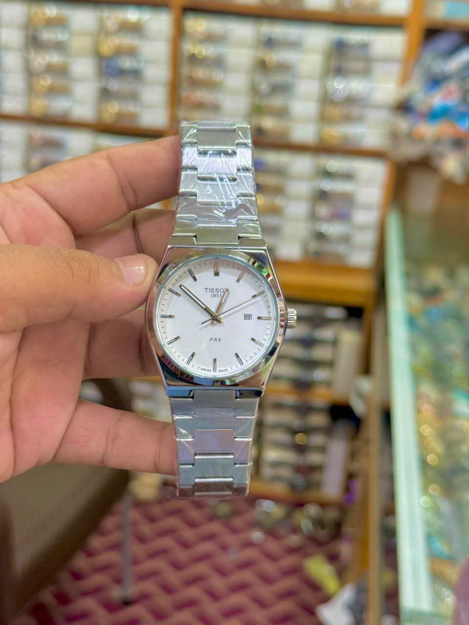 Tissot PRX Style Semi-Automatic Men’s Stainless Steel Watch – Silver